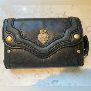 Juicy Couture Genuine Leather Black Wallet